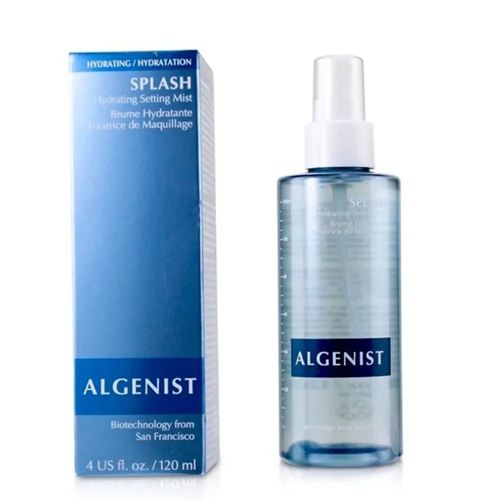 2 Bottles Algenist Splash Hydrating Setting Mist 4 oz Full Size